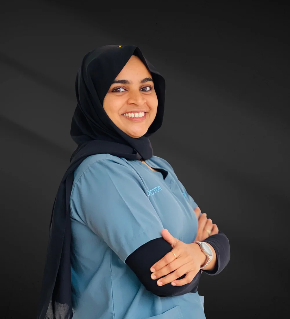 Dr. Riswana. P. N - Resident dental surgeon Smile design specialist at Garden PMR Hospital