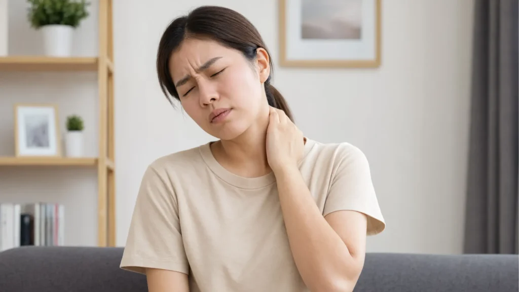 How to cure neck pain fast​